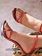 feet high heels stockings