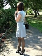 black high heels legs milf stockings