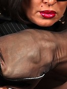 feet high heels mature nylon