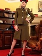 high heels stockings uniform