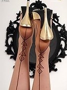 high heels nylon