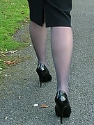 high heels stockings