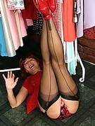 black cunt high heels masturbate mature nylon