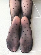 amateur high heels stockings