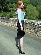 flashing milf pantyhose