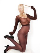 blowjob dildo nylon pantyhose