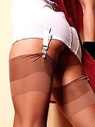 high heels nylon vintage